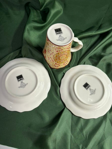 Lyria Saffron Teacup Set