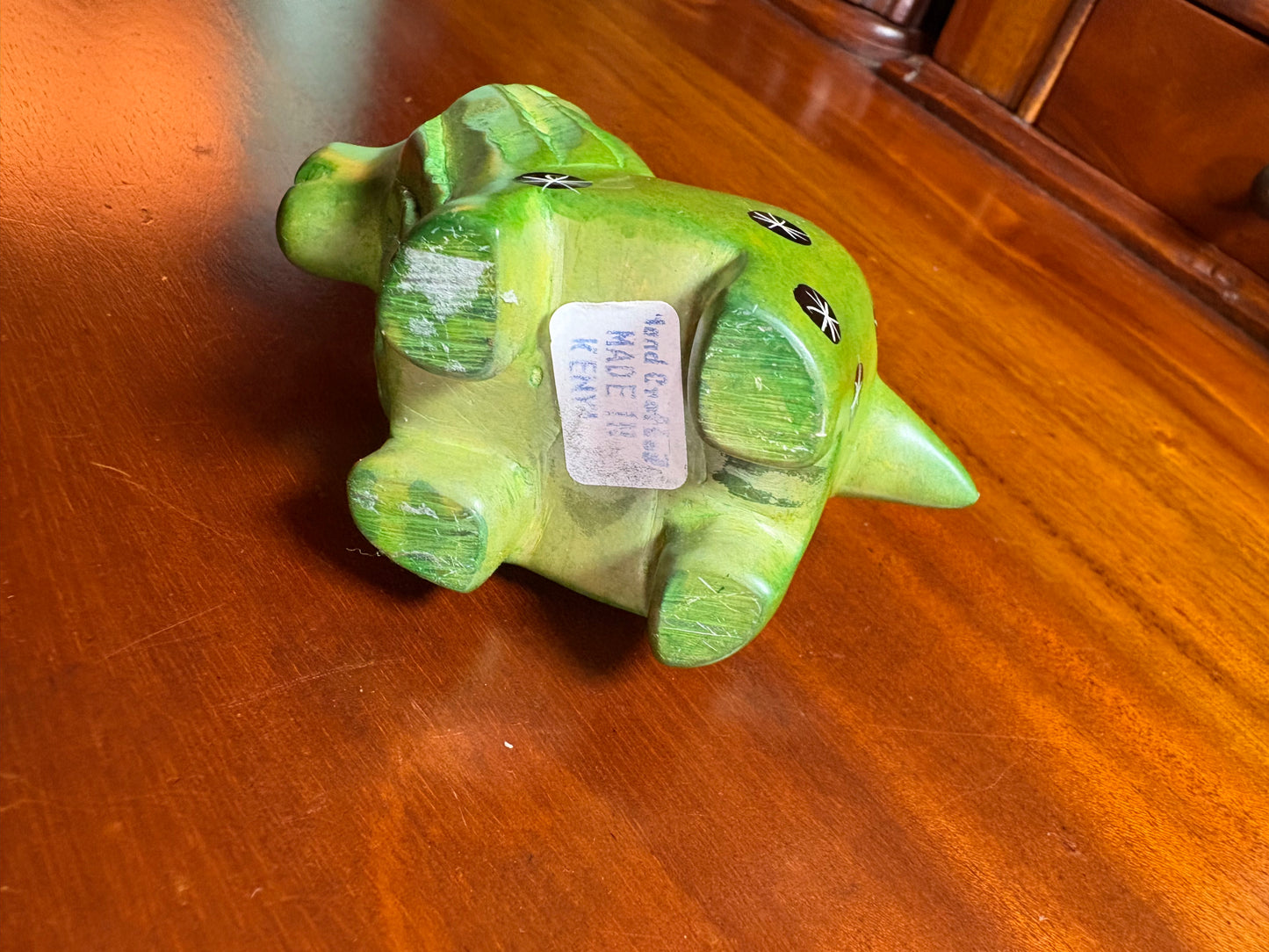 Kenyan Soapstone Lion Figurine