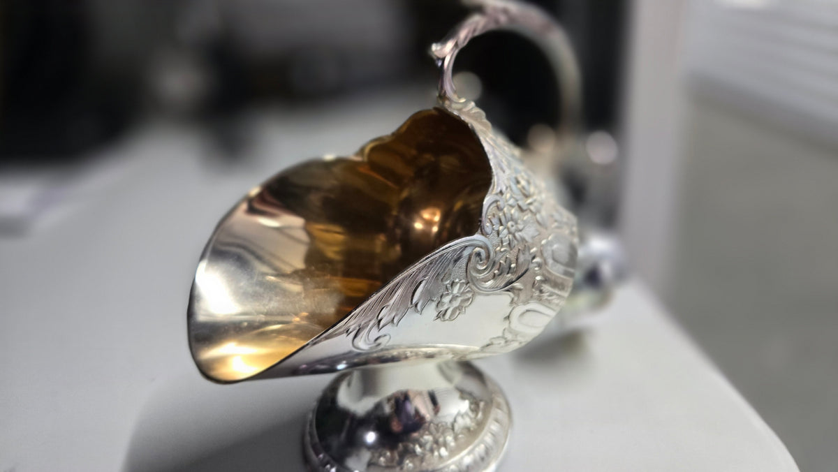 Leonard Silver-Plated Sugar Scuttle with Scoop