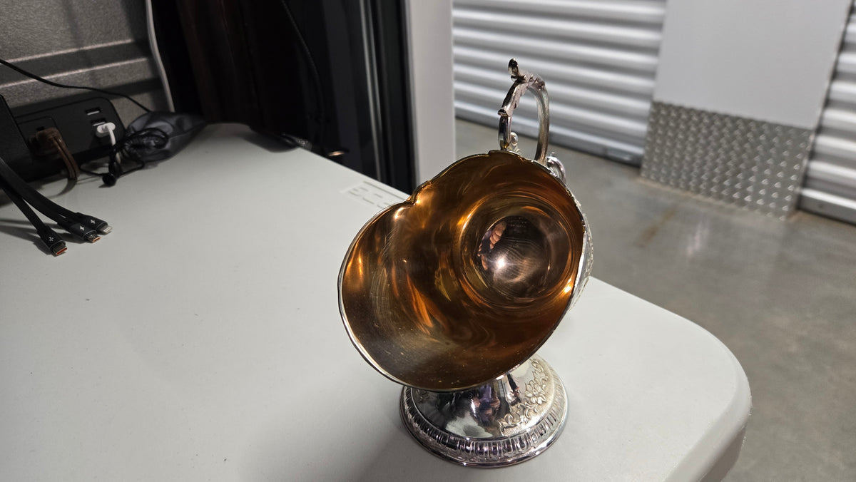 Leonard Silver-Plated Sugar Scuttle with Scoop