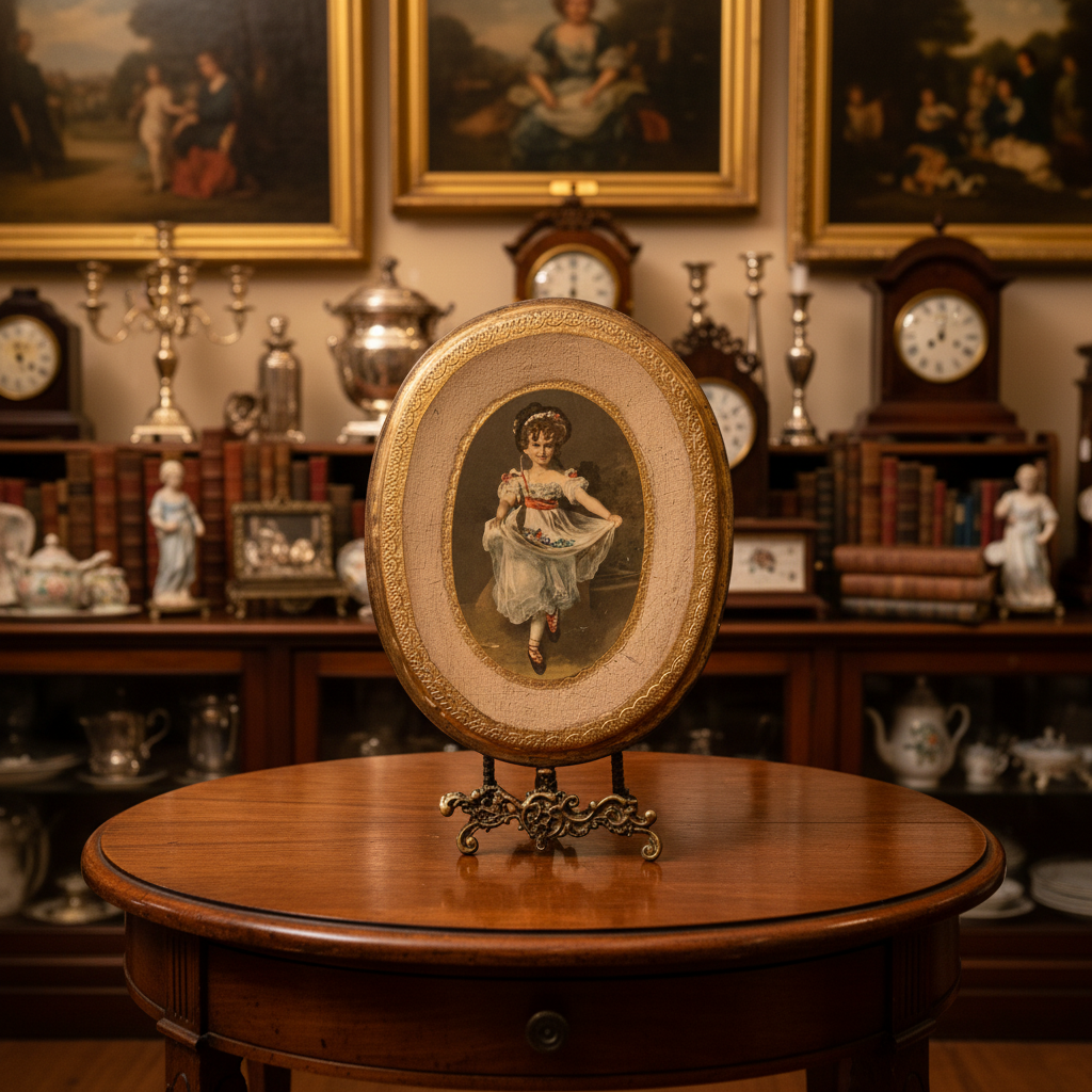 Florentine Oval Portrait