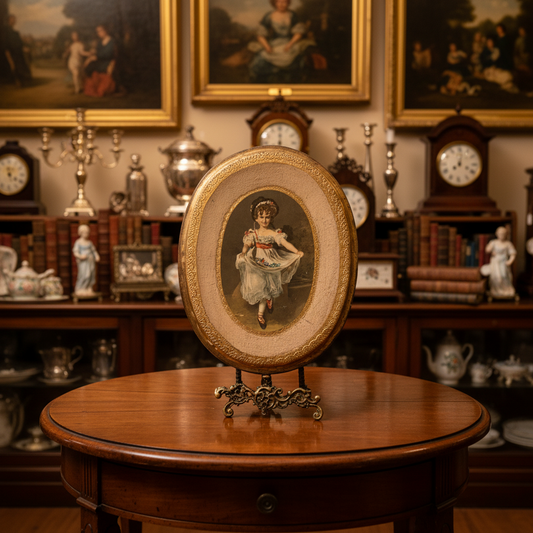 Florentine Oval Portrait