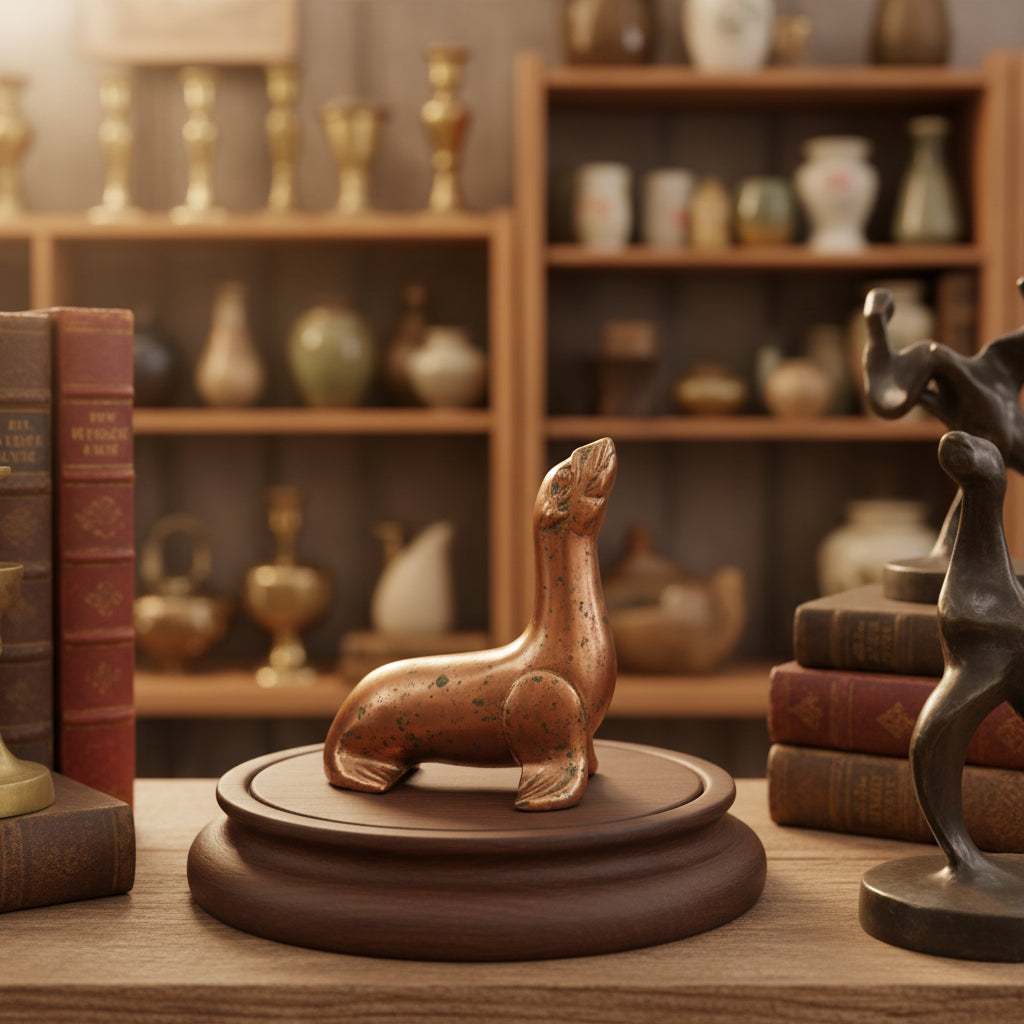 Brass Seal Figurine