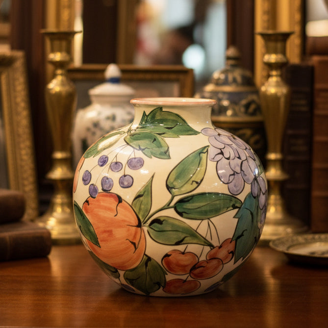 Floral Ginger Jar Vase