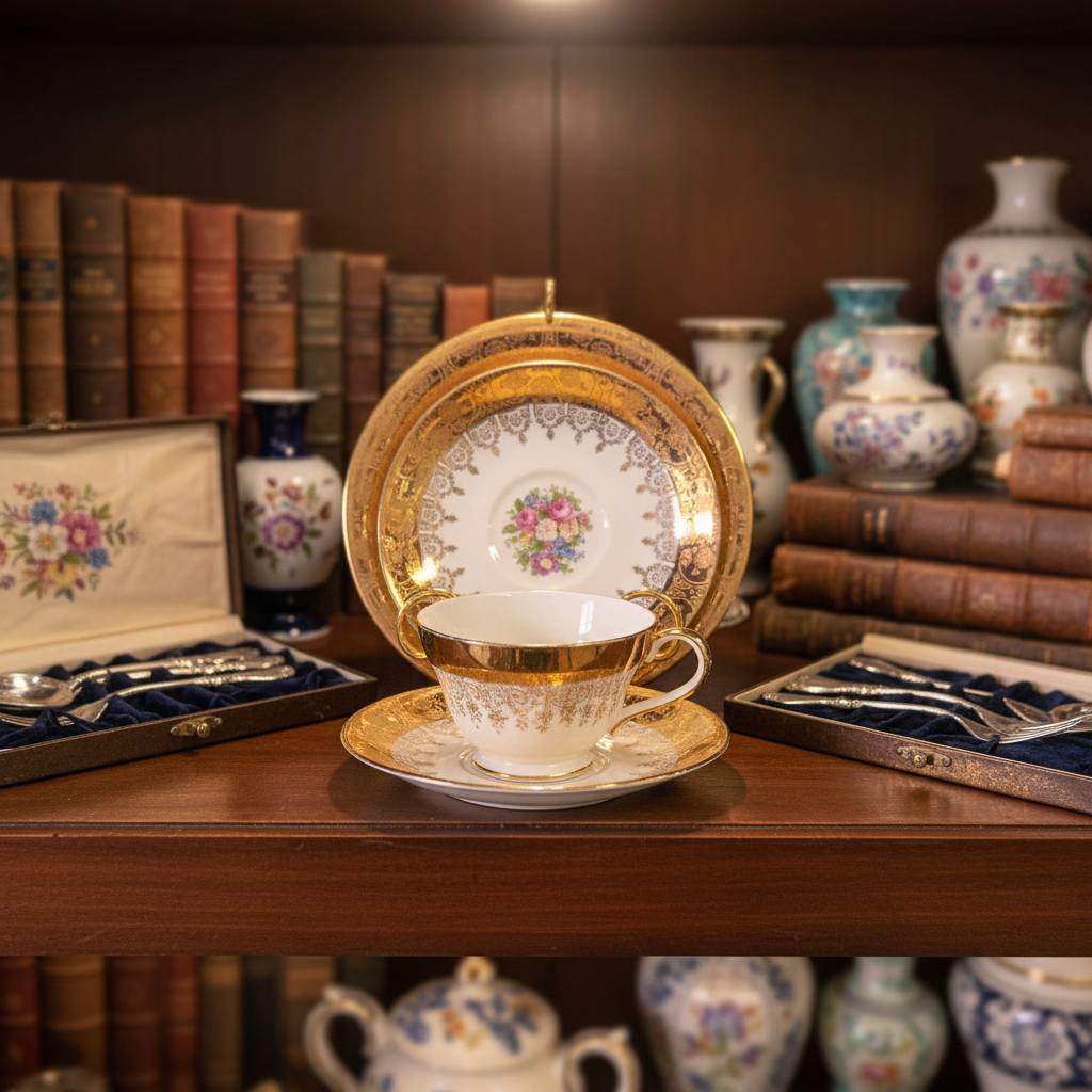TS&T Royal Floral Teacup and Saucer