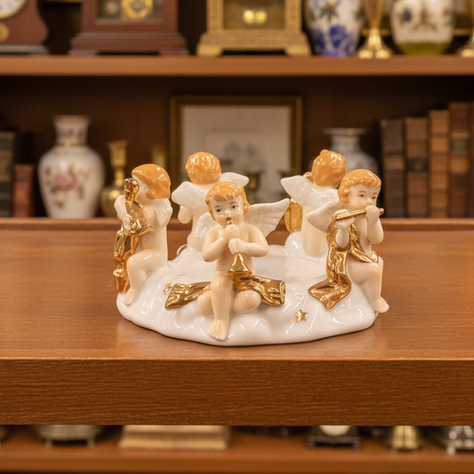 Porcelain Cherub Decorative Item