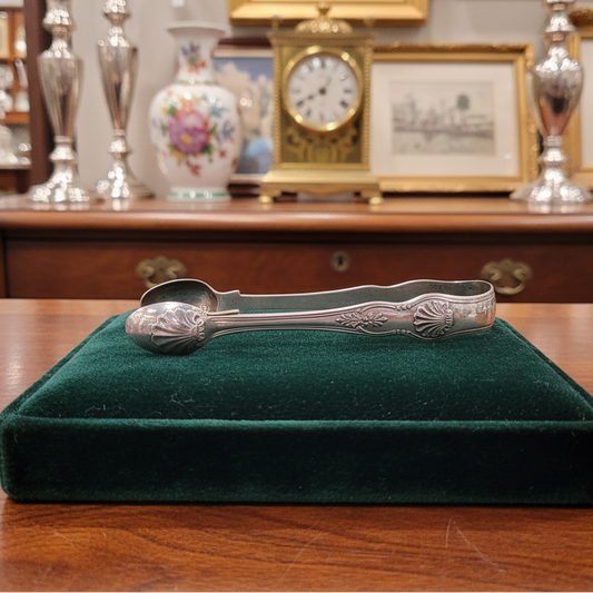 Victorian Silver Sugar Tongs