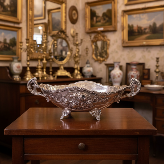 Silver Plated Footed Bowl