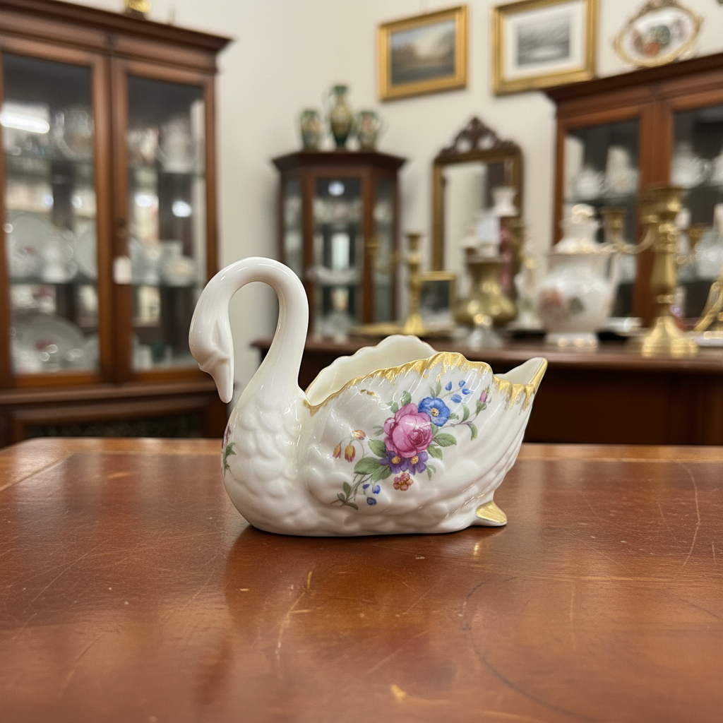 Lenox Anniversary Edition Swan Planter