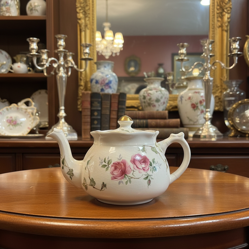 Arthur Wood Rose Vines Teapot