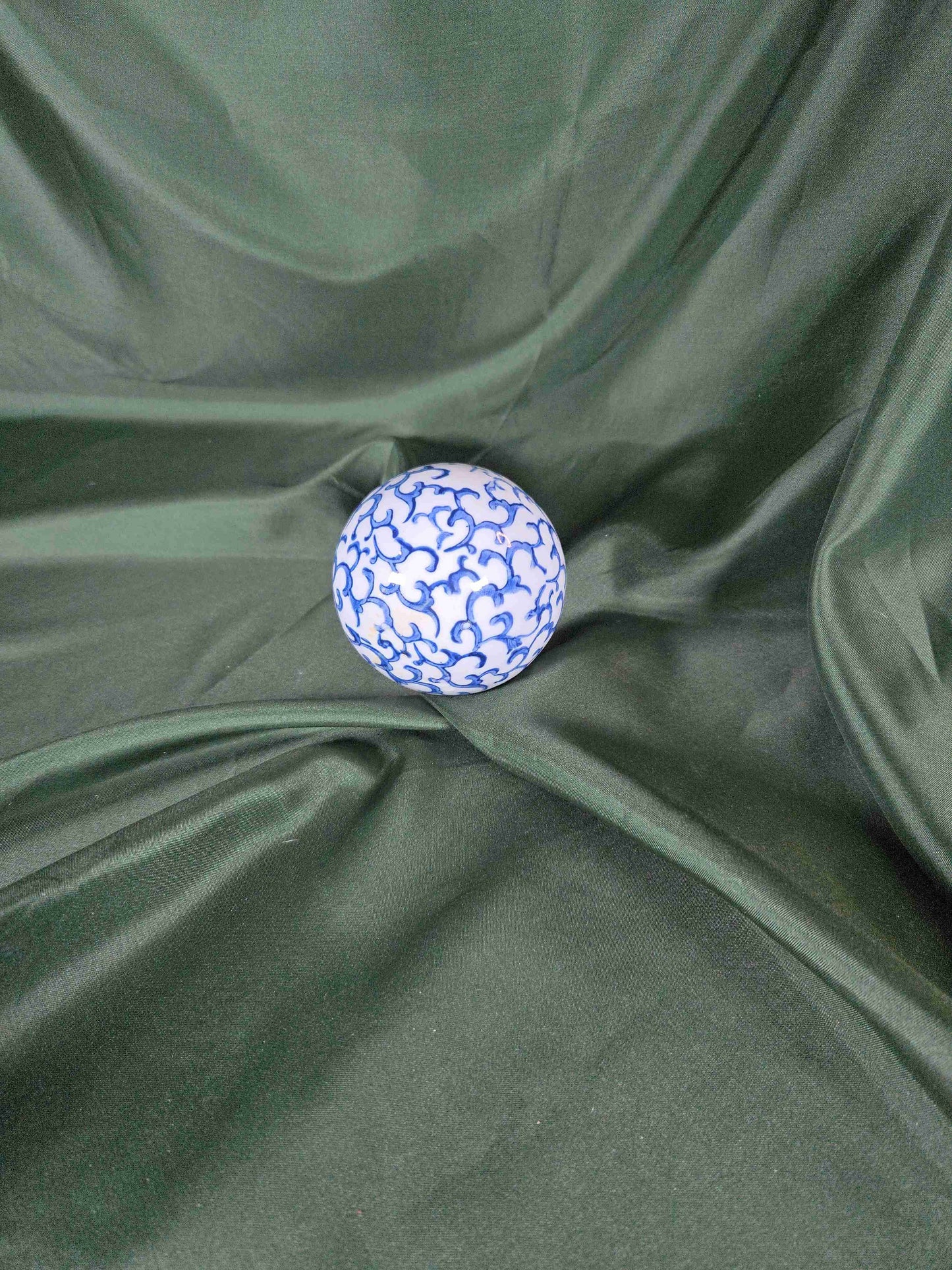 Blue and White Orb