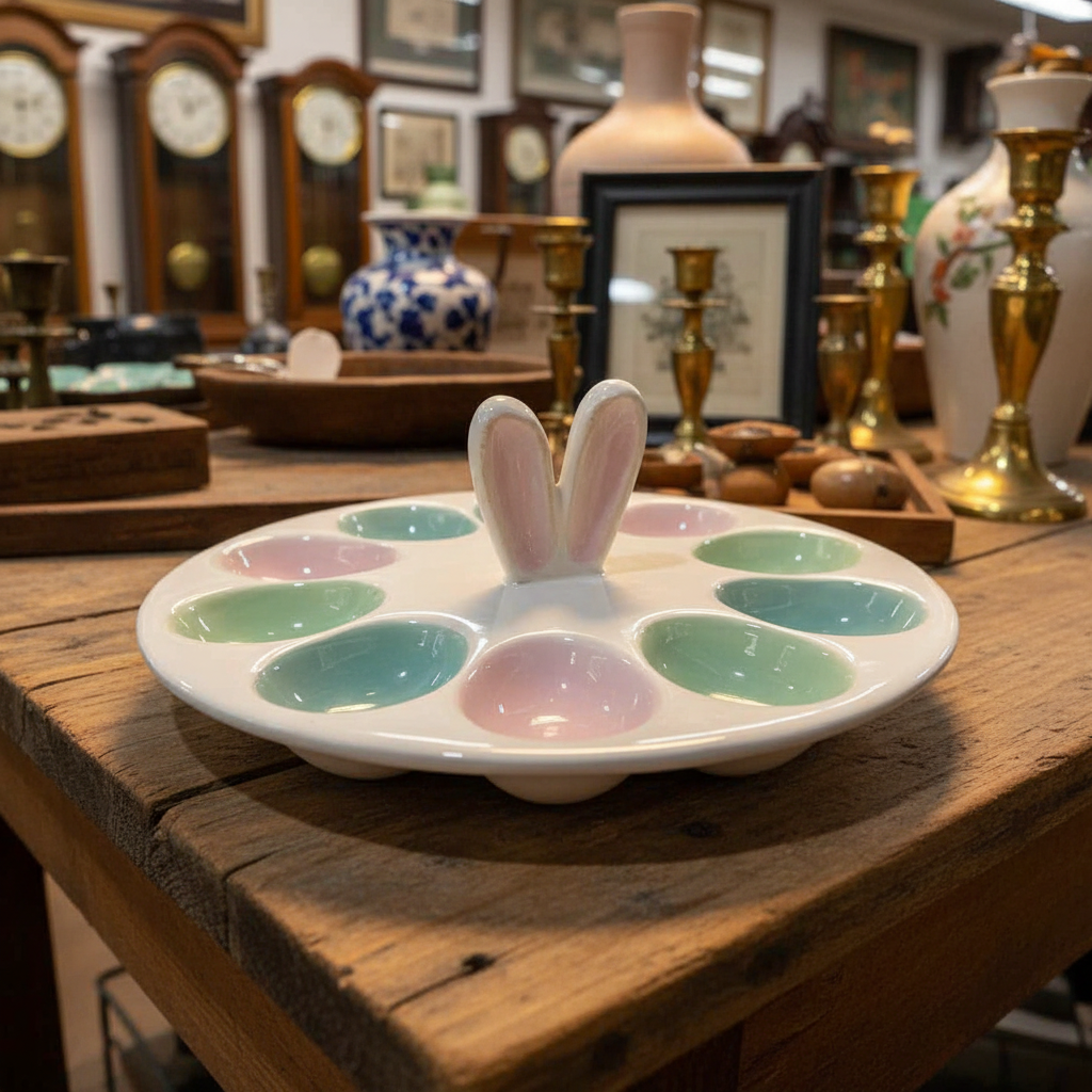 Pastel Ceramic Easter Egg Tray