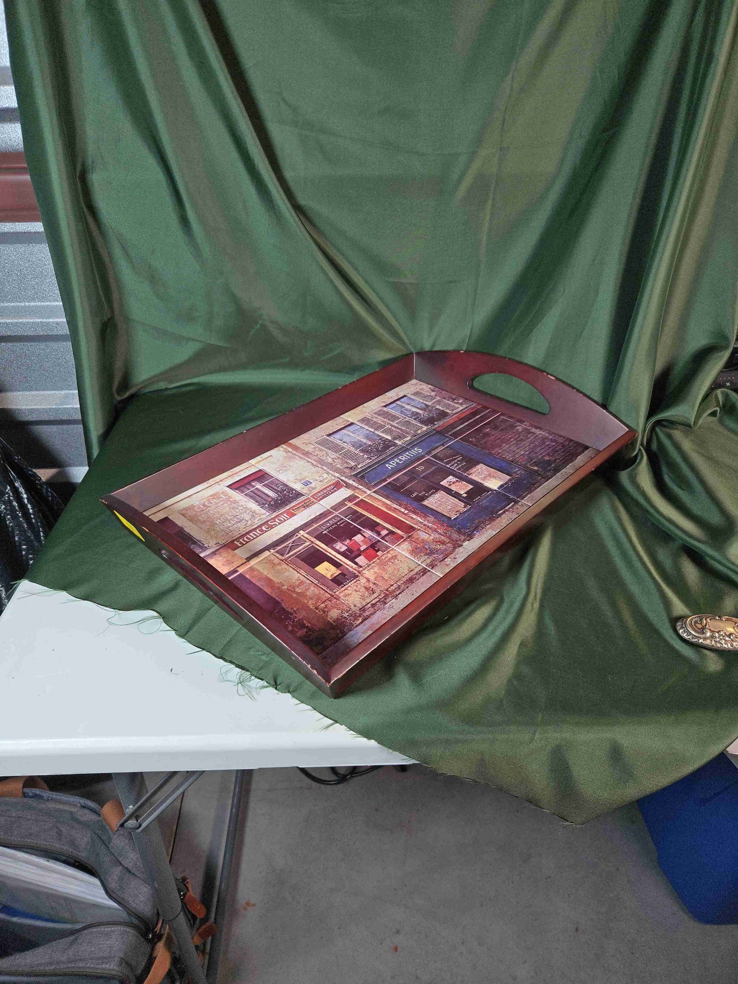 French Street Scene Tray