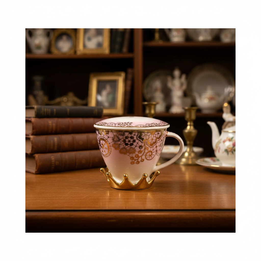 Lace Crown Mug
