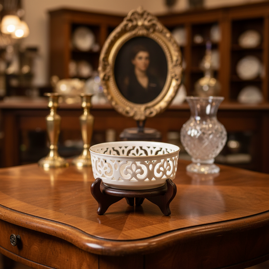 Lenox Reticulated Bone China Serving Bowl