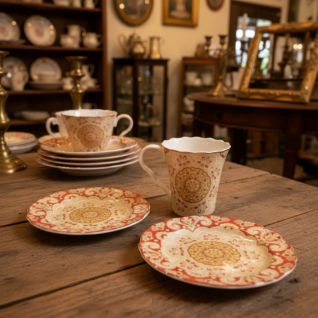 Lyria Saffron Teacup Set