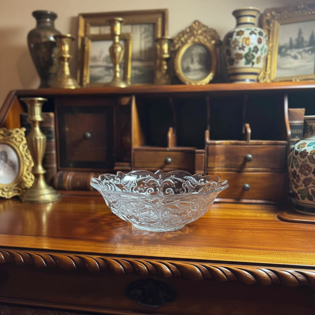 McKee Rock Crystal Glass Bowl