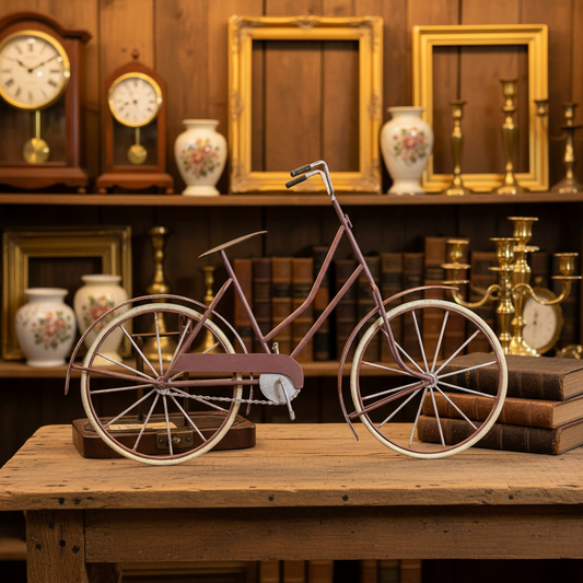 Decorative Metal Bicycle Sculpture
