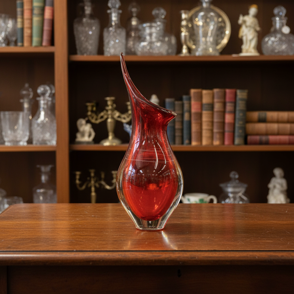 Murano Flavio Poli Sommerso Vase