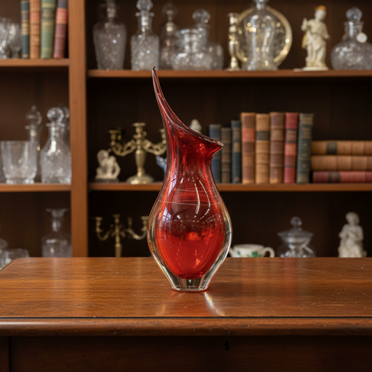 Murano Flavio Poli Sommerso Vase