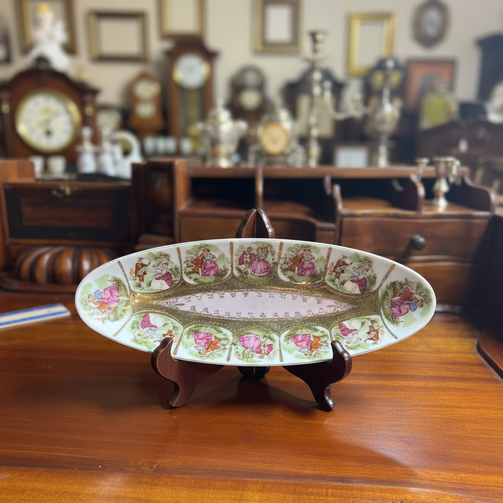 Fragonard Porcelain Relish Dish