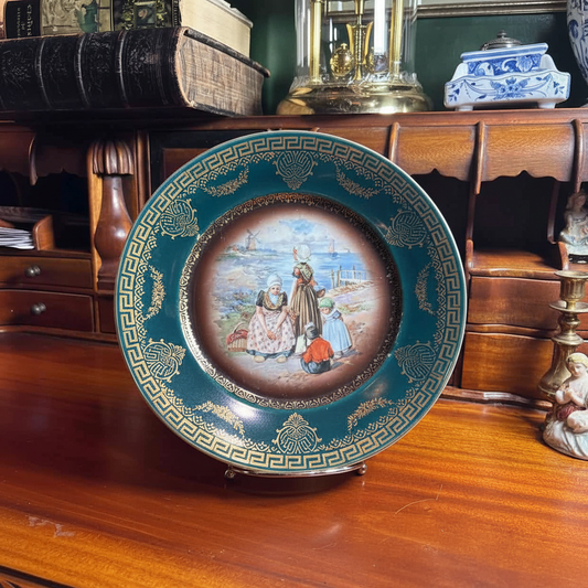 Austrian Scenic Gilded Cabinet Plate