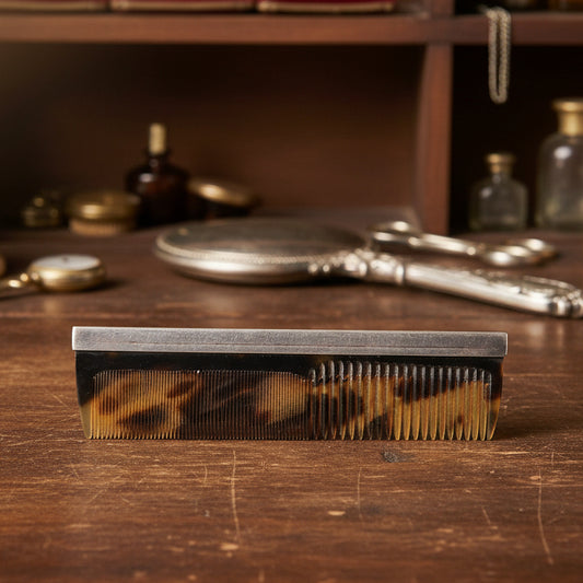 Curio - Silver Plate Comb