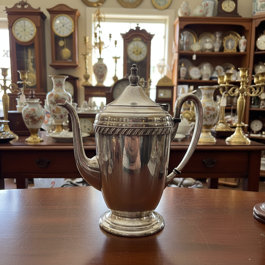 F.B. Rogers Silverplated Coffee Pot