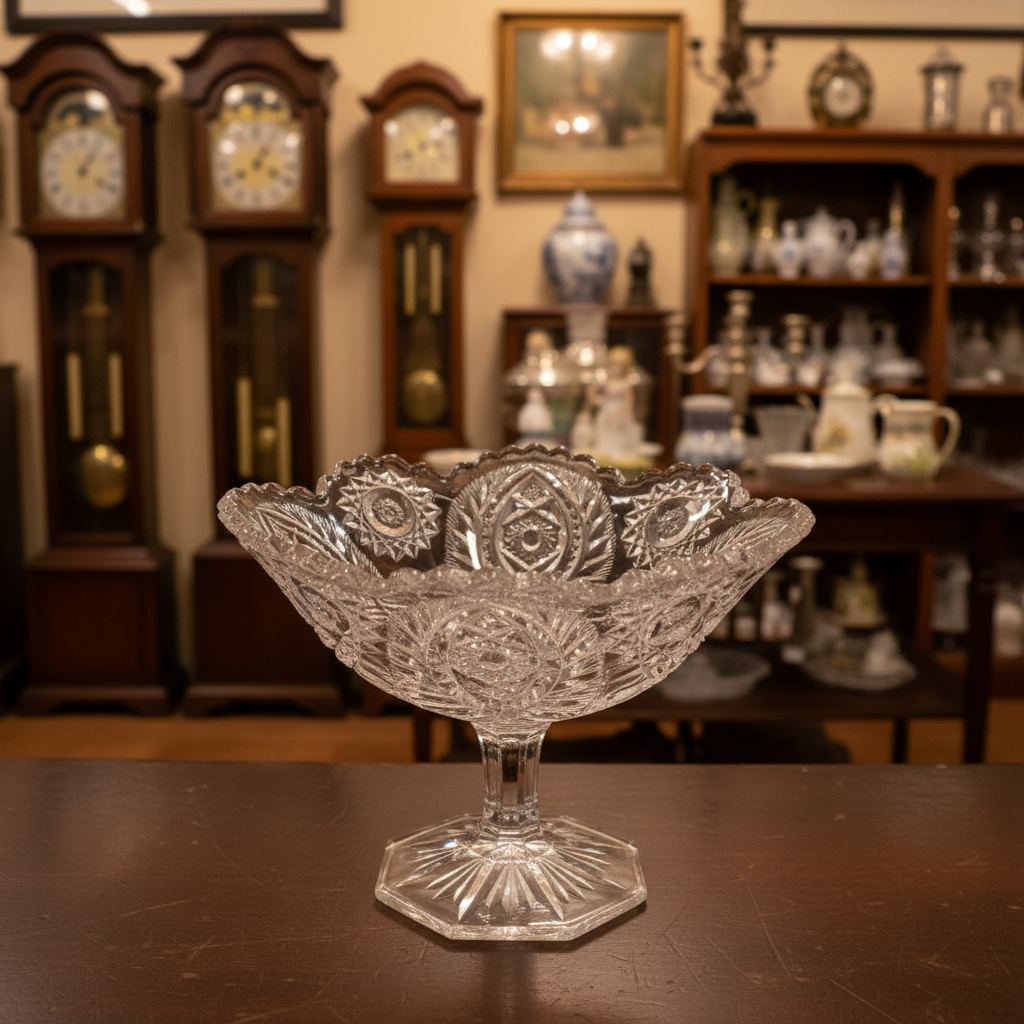 American Brilliant Cut Glass Bowl
