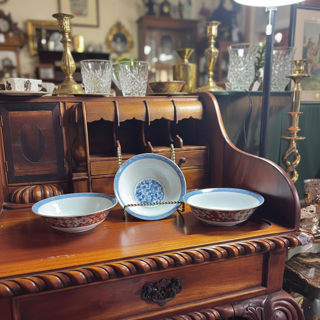 Smithsonian Imari Porcelain Bowl Set