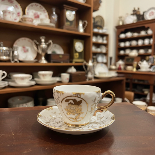 Sterling China Demitasse Set