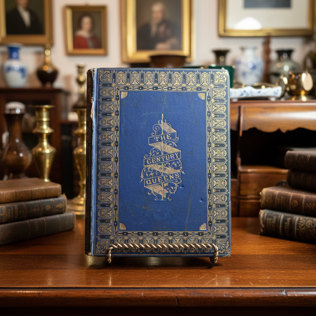 Antique Victorian Blue Cloth Book