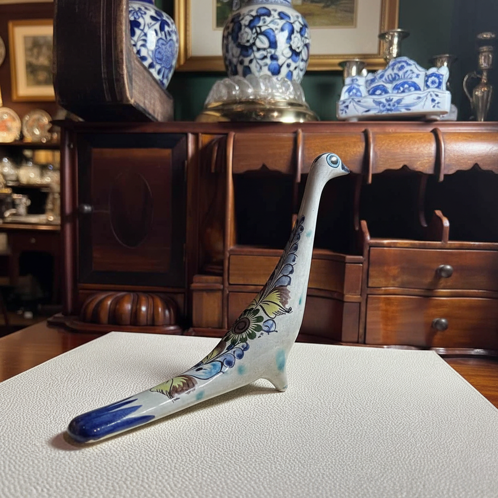 Tonala Mexican Pottery Bird Figurine