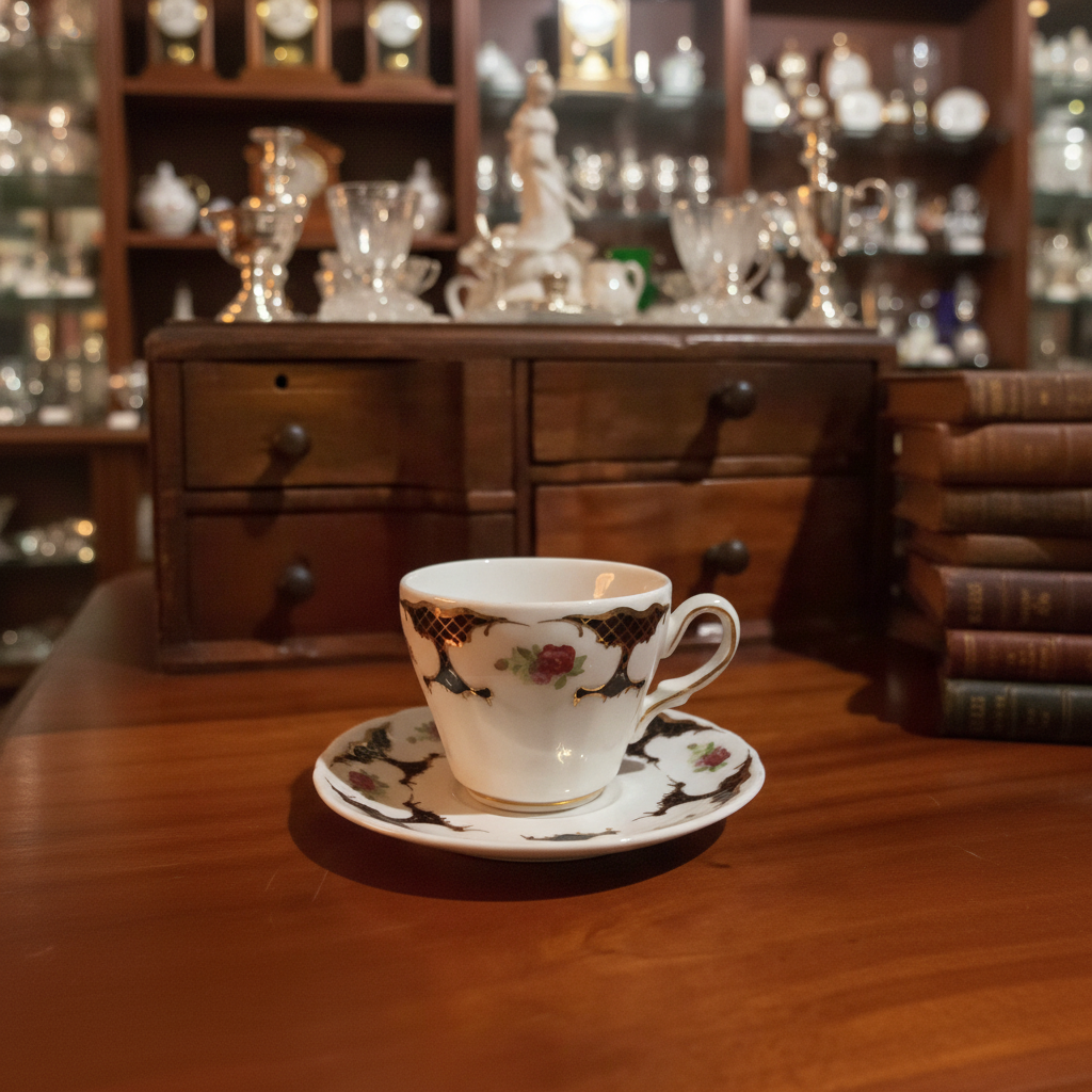 YS Fine Porcelain Teacup Set
