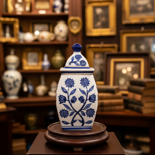 Floral Ceramic Jar