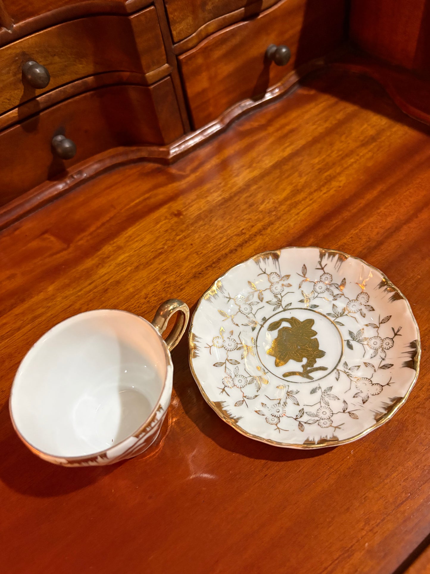 Sterling China Demitasse Set