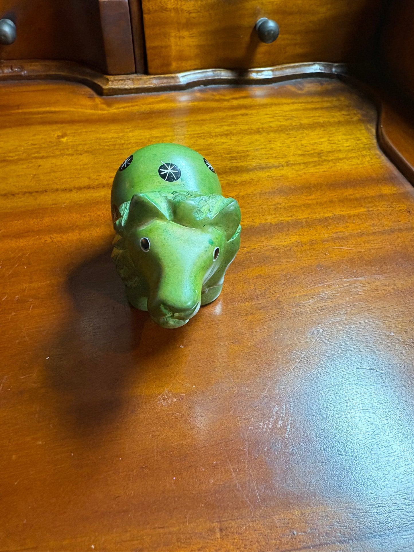 Kenyan Soapstone Lion Figurine
