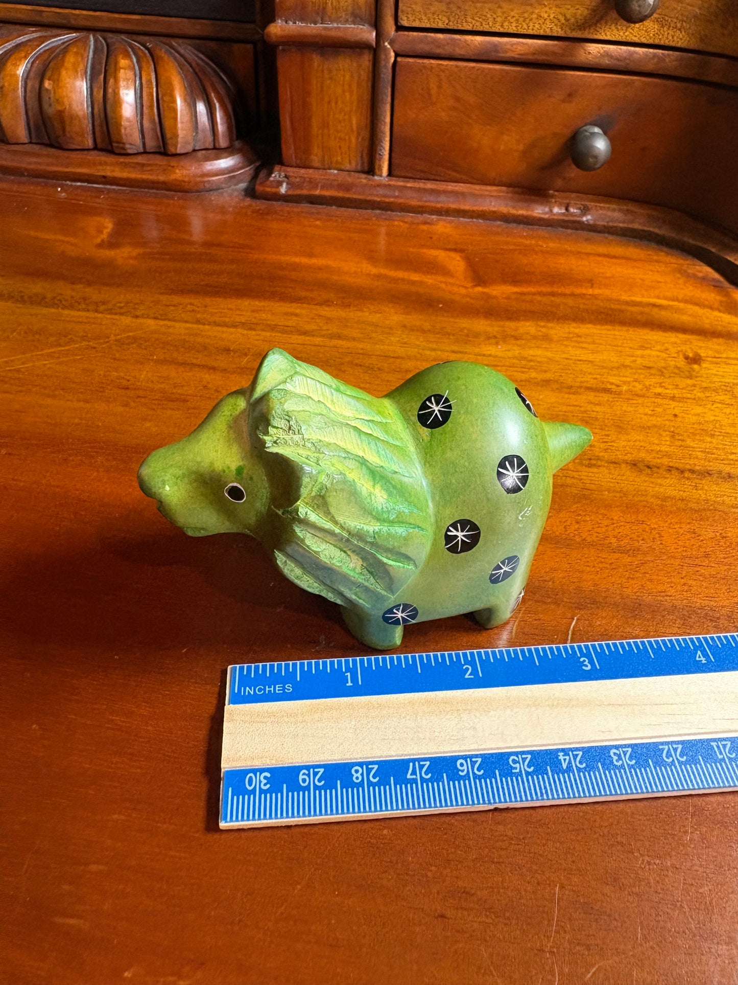 Kenyan Soapstone Lion Figurine