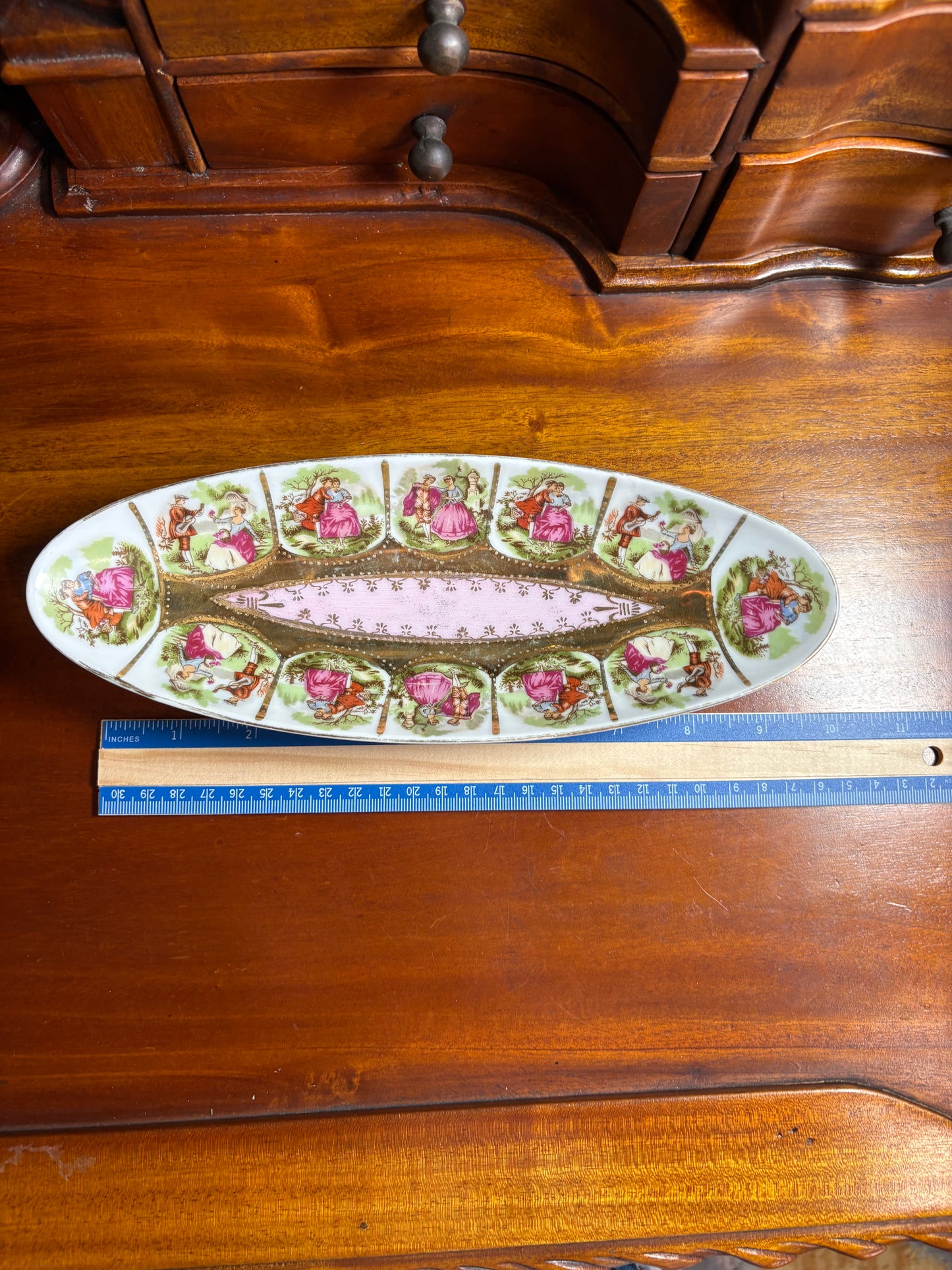 Fragonard Porcelain Relish Dish