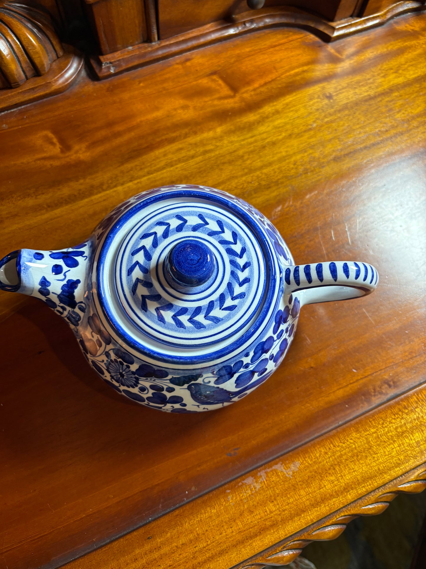 Sorrento Majolica Hand-Painted Teapot