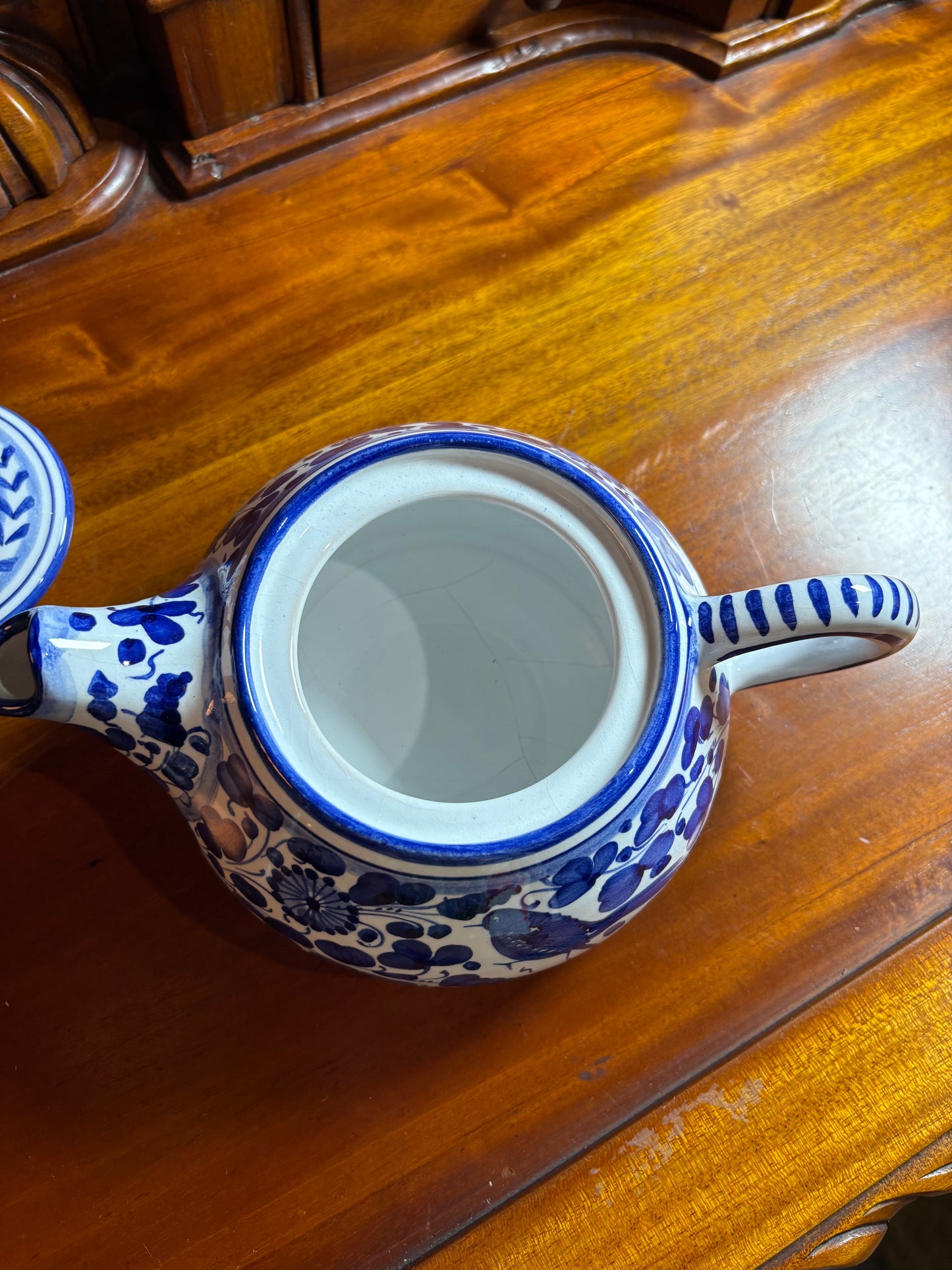Sorrento Majolica Hand-Painted Teapot