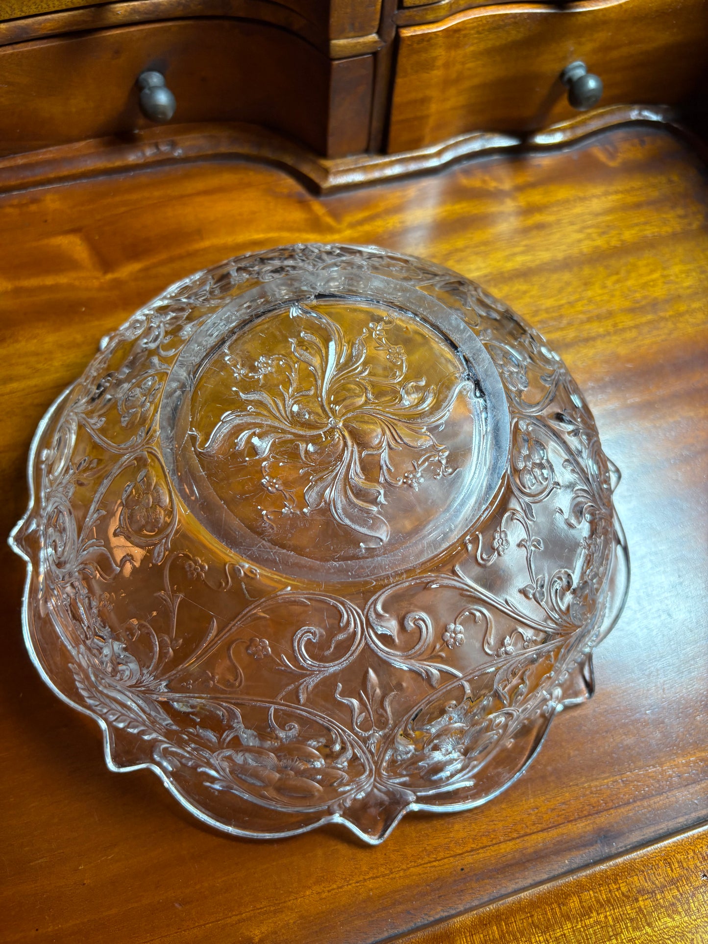 McKee Rock Crystal Glass Bowl