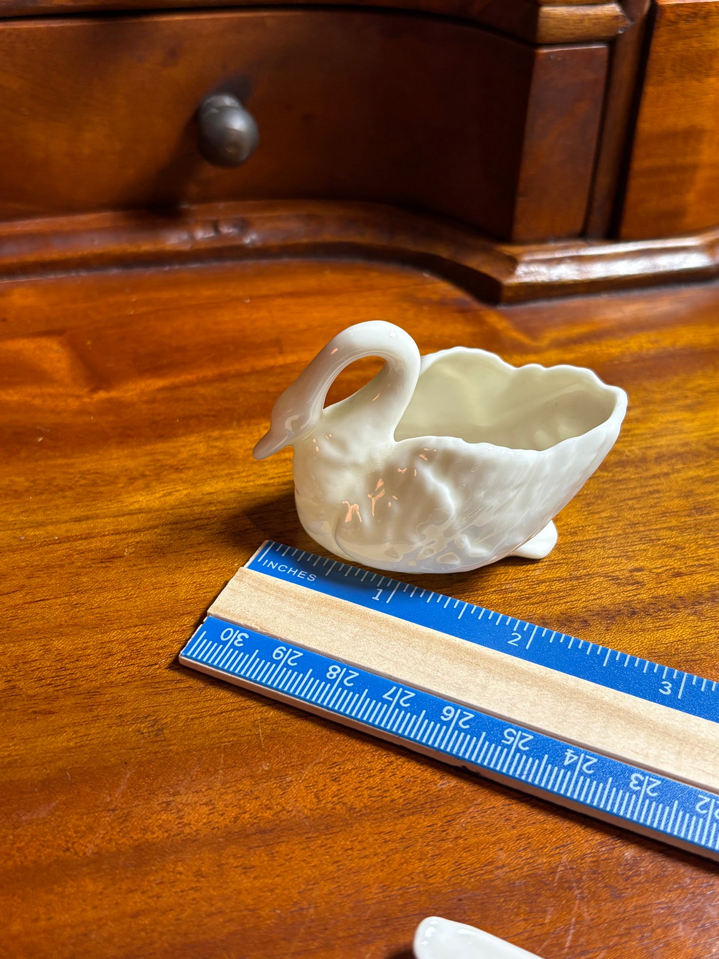 Lenox Ceramic Swan Salt Cellars