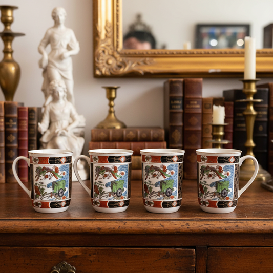 Imari Style Mugs