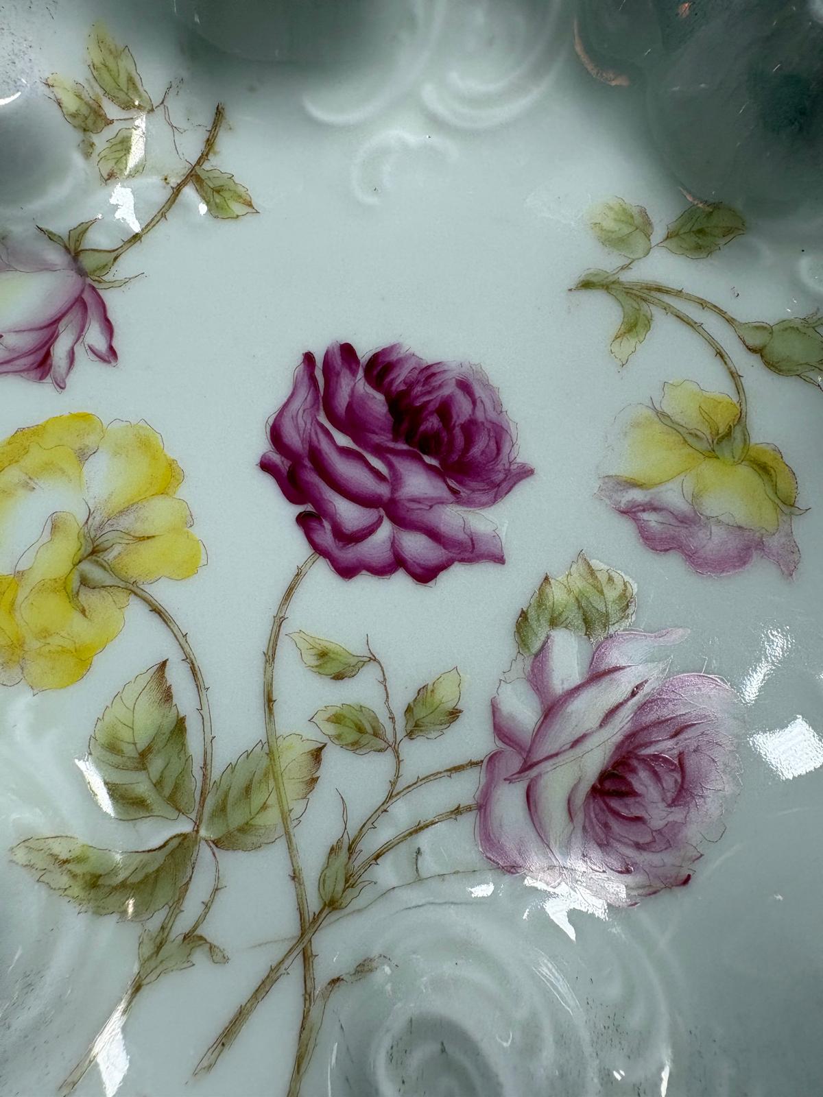 Antique Dresden Porcelain Vanity Dish