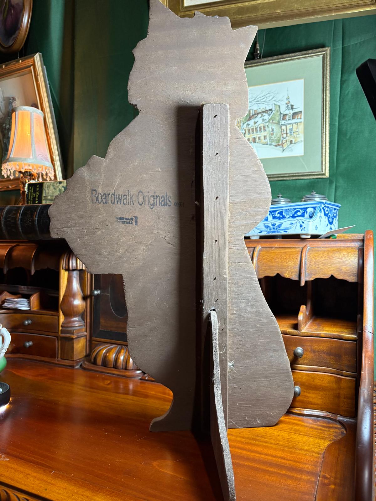 Ragendale Tucker Hand-Painted Wooden Cat