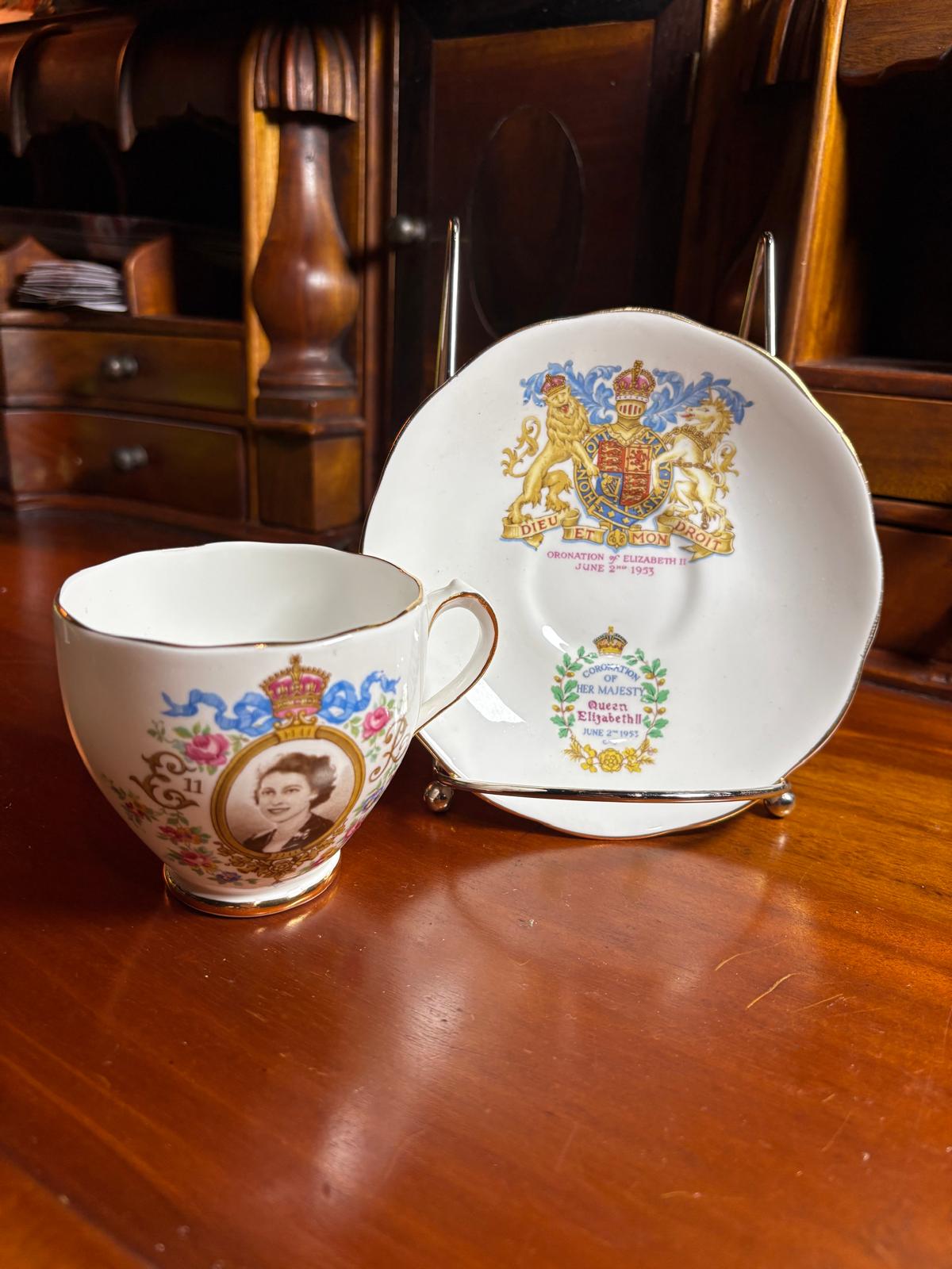 Queen Anne 1953 Coronation Teacup