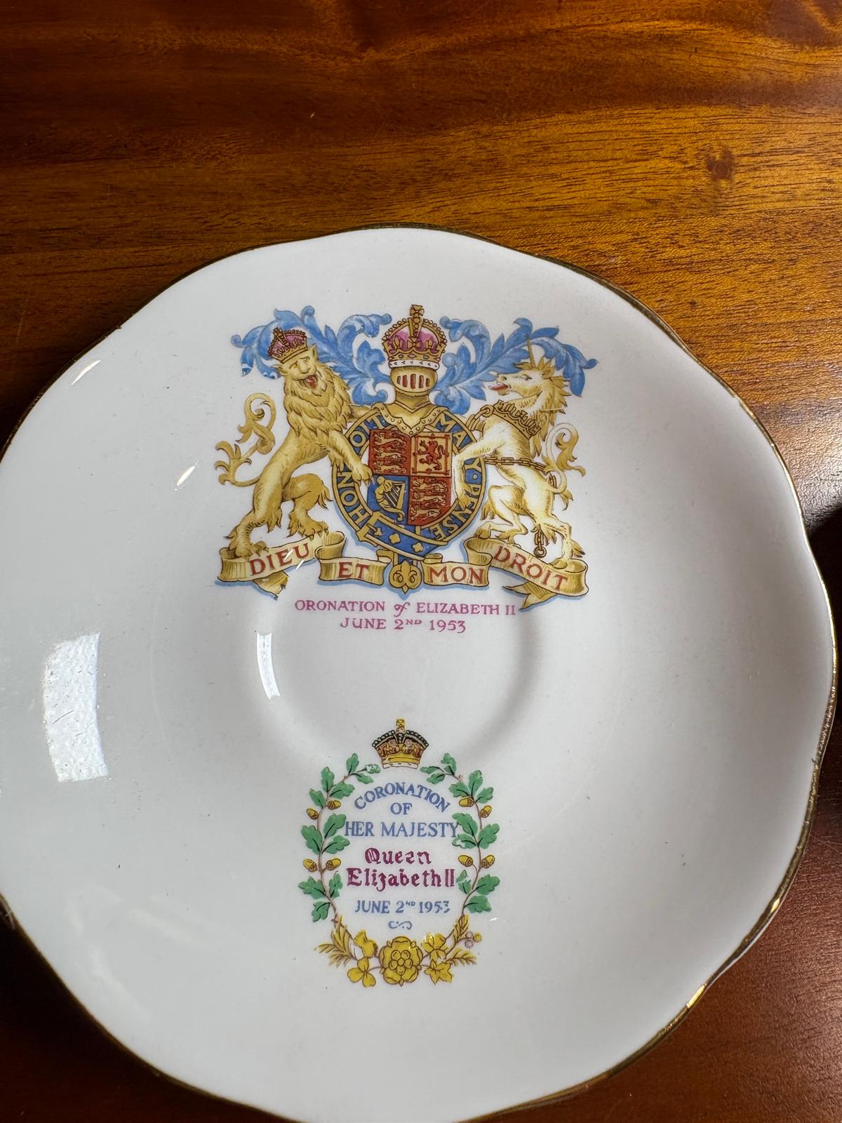 Queen Anne 1953 Coronation Teacup