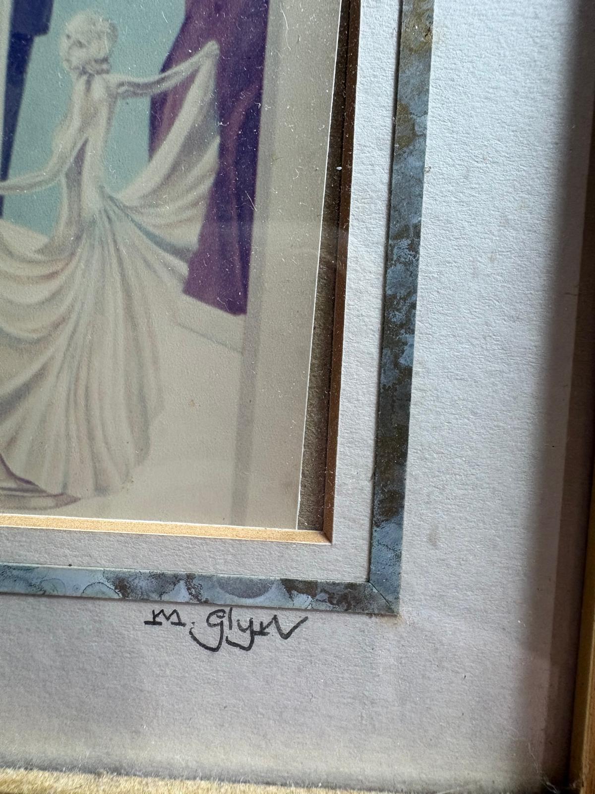 M. Glynn Art Deco Fashion Print