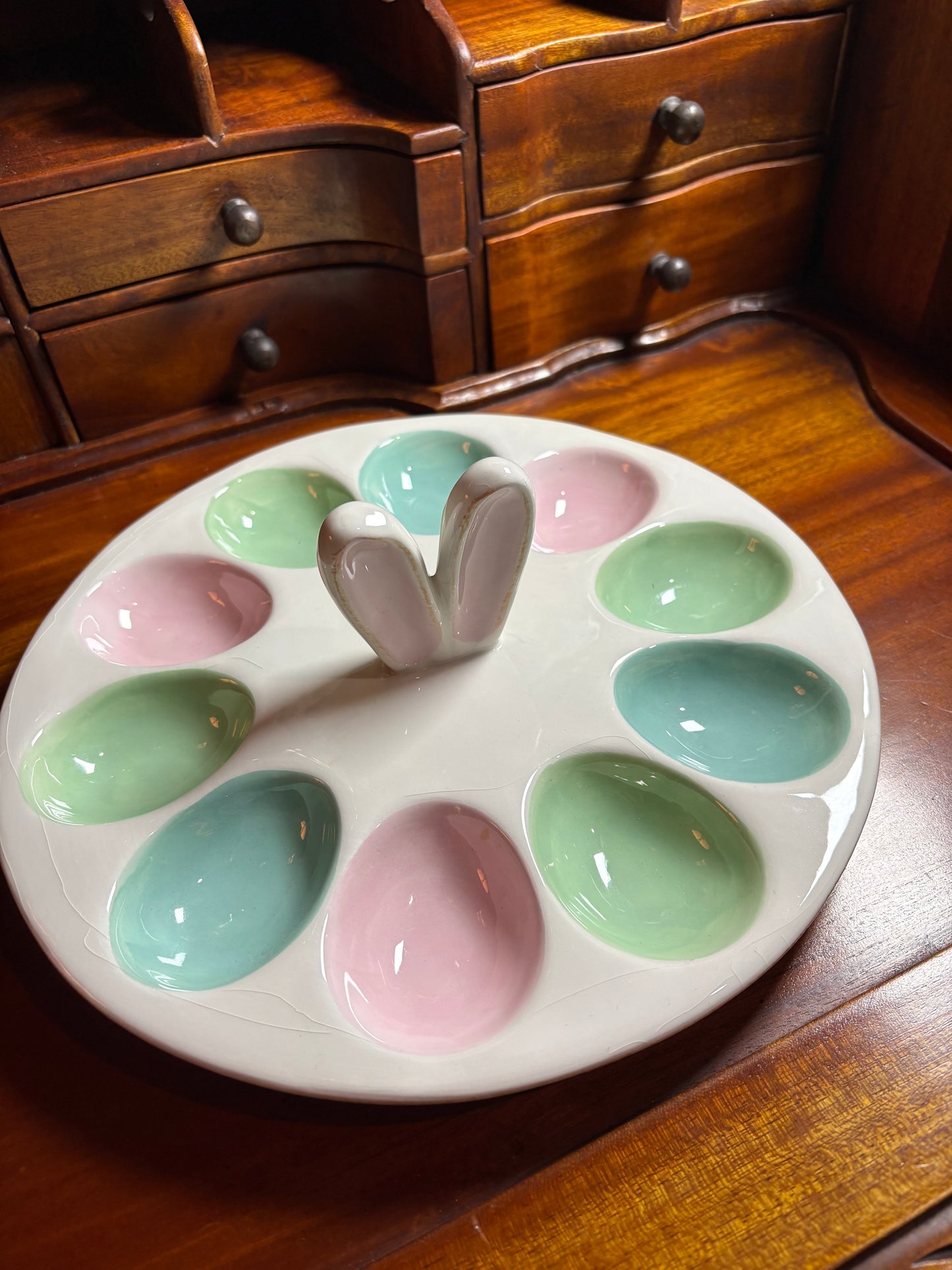 Pastel Ceramic Easter Egg Tray
